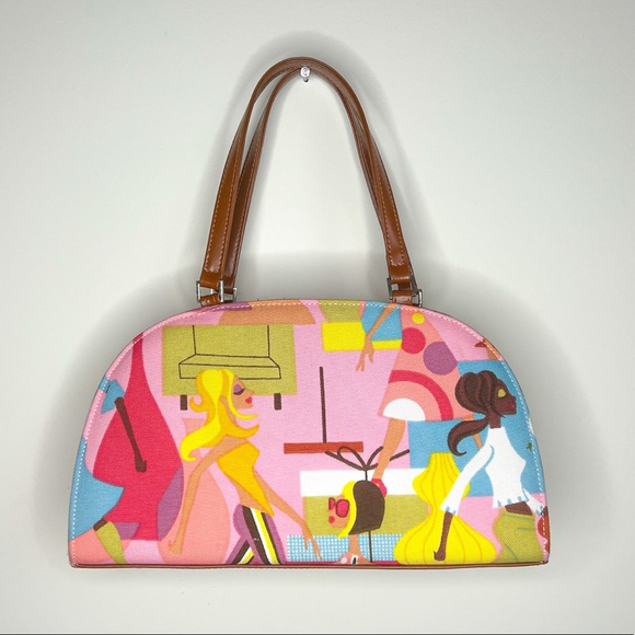 Vintage Small Bowler Fashion Diva Shoulder Purse - Picture 2 of 9